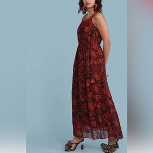 aarke by Ritu Kumar Burgundy Maxi Dress